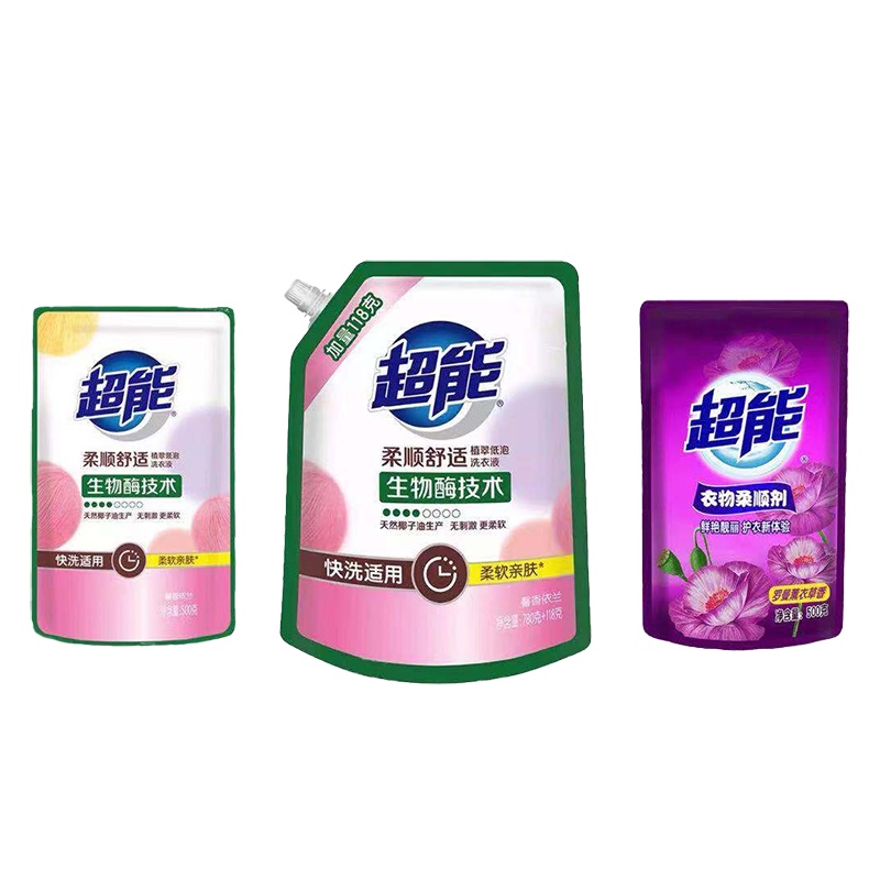 780g+118g超能洗衣液*1生物酶技术 柔顺舒适+500g植物低泡洗衣液*1+500g柔顺剂*1