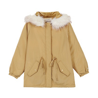 WHOAU 女连帽休闲棉服外套 WHJP94TA01