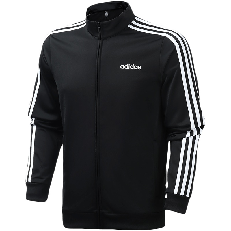 【自营】阿迪达斯男服夹克外套针织三条纹运动休闲服装DQ3070