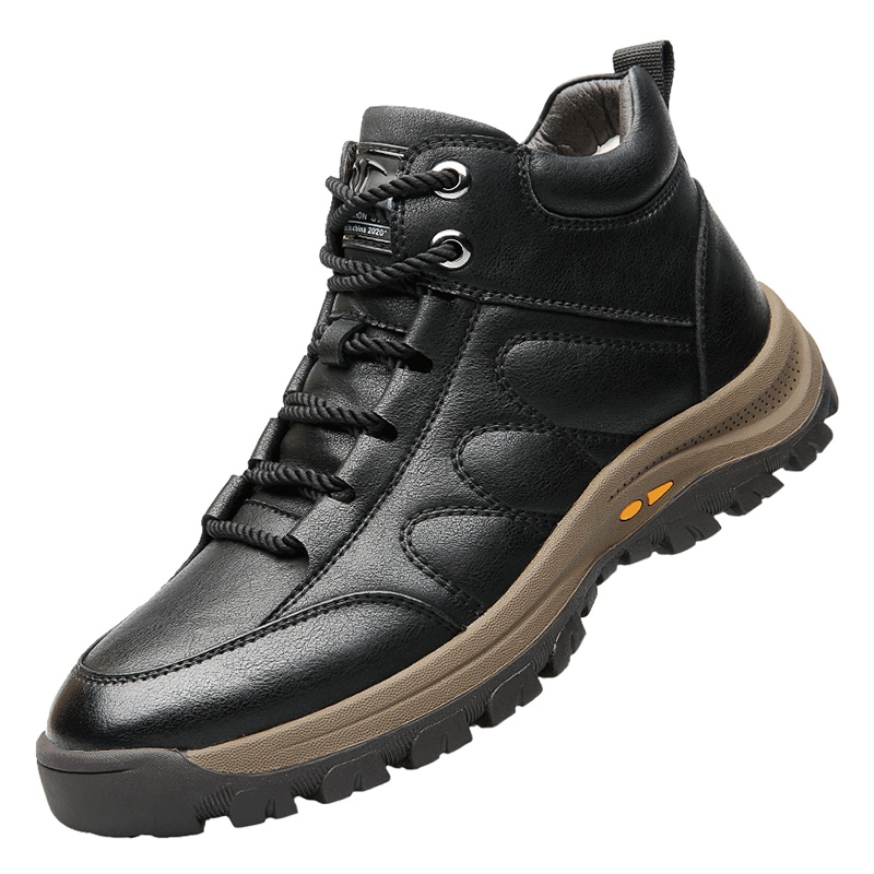 承发(CHENGFA)新款棉鞋男士羊毛保暖加绒加厚高帮男鞋东北户外雪地靴