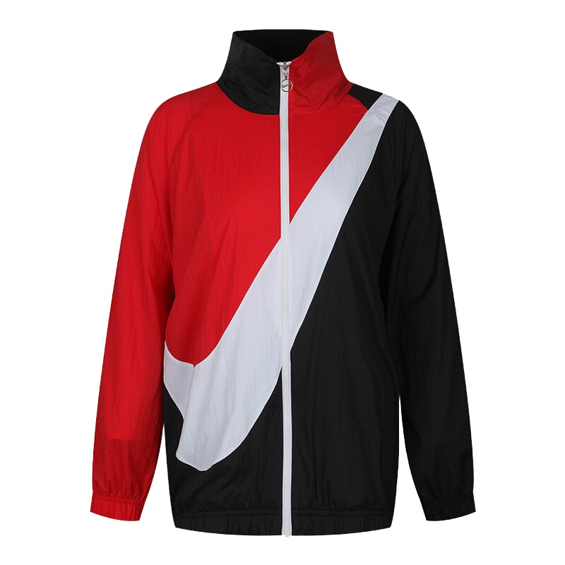 耐克NIKE 女子 夹克 AS W NSW SWSH JKT WVN CB 运动服防风训练健身 BV3686-010 D