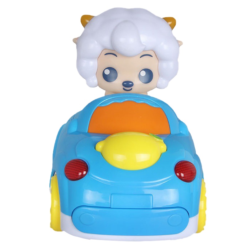 澳贝喜羊羊跑车465407儿童玩具车音乐电子车仿真车6个月以上