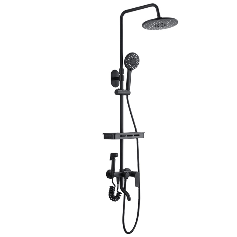 范大姐(FANDAJIE)1009B卫浴花洒四档出水圆形顶手喷 安装免打孔