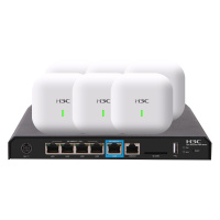 华三(H3C)中小企业办公智慧无线组网全屋WiFi套装 带机量200-300/覆盖面积500-800(套装不含授权)