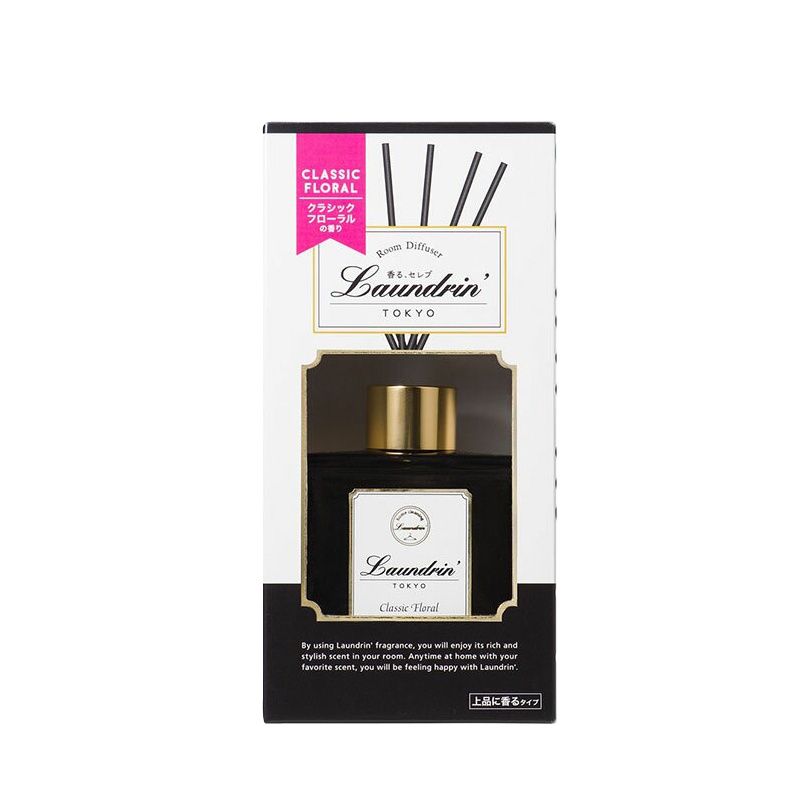 Laundrin 朗德林 日本进口 无火精油香薰 空气清新剂 80ML 经典花香