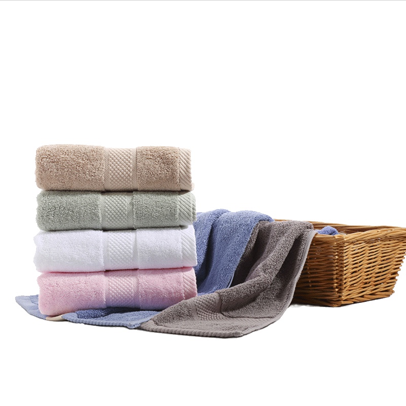 【2条装】北极绒(Bejirog)家纺 全棉毛巾纯棉洗脸家用成人大面巾加厚柔软吸水情侣纯色33×72cm毛巾