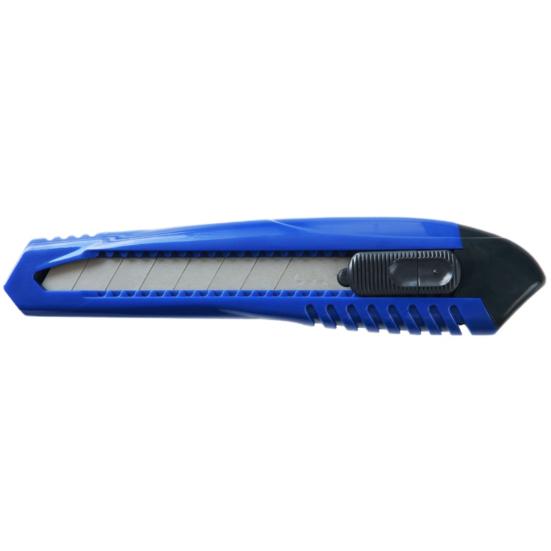 得力(deli) 2004 大号塑料壳美工刀 颜色随机(红色/蓝色)(单位:把)