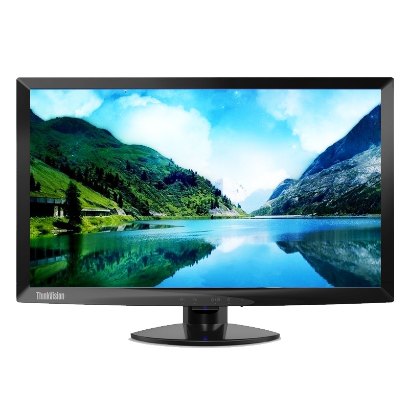联想(ThinkVision) D24 23.6英寸高清液晶显示器 1920*1080 黑色 HDMI/VGA