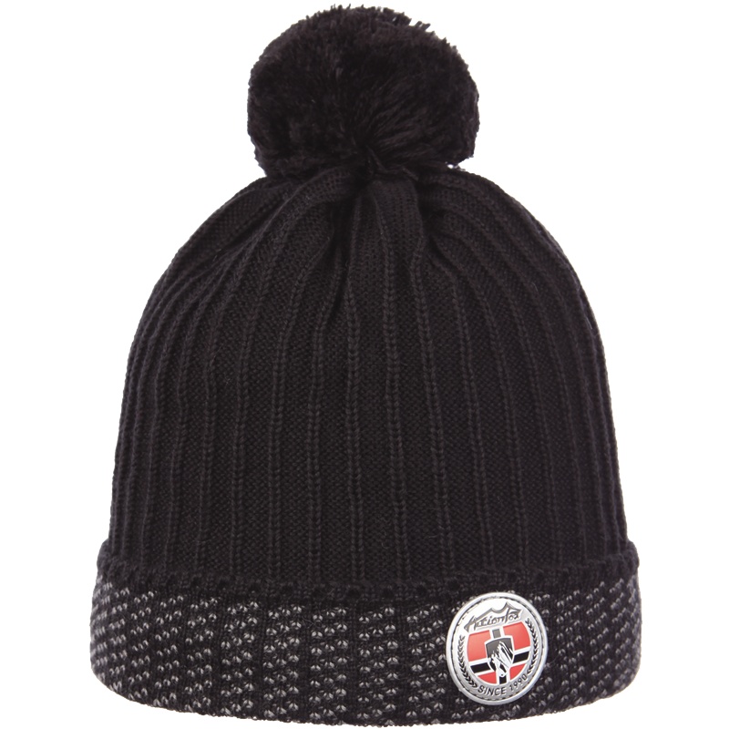 快乐狐狸（ActionFox）运动户外男女时尚休闲保暖针织护耳毛线帽3532