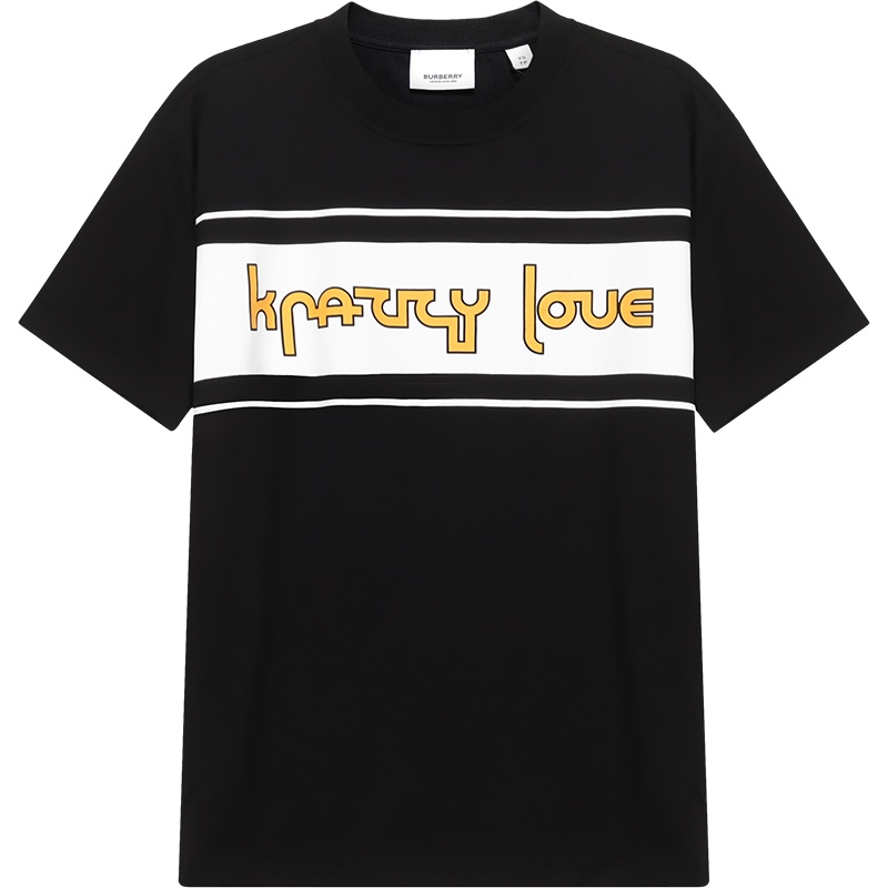 BURBERRY 博柏利 女款 棉质宽松版圆领短袖T恤 80360401