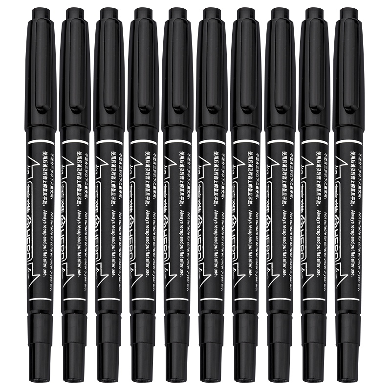 HERO英雄马克笔887油性记号笔十支盒装