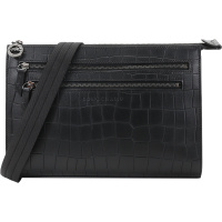 LONGCHAMP 珑骧 男士 CROCO BLOCK系列牛皮单肩斜挎包20003 945
