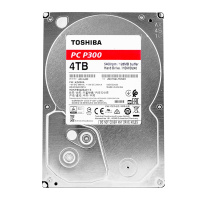 东芝(TOSHIBA)4TB 台式电脑机械硬盘 128MB 5400RPM SATA接口 P300系列(HDWD240)旗舰 自营