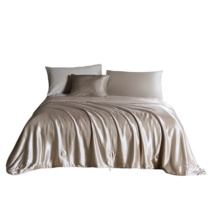 富安娜FUANNA涤莫代尔抑菌蚕丝夏被夏季空调被芯单双人夏凉被