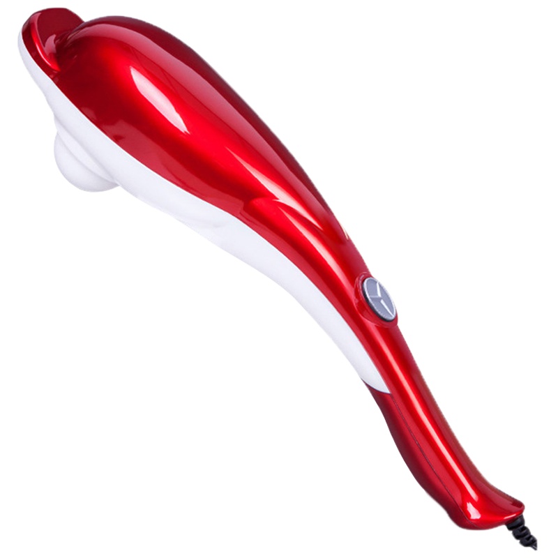 璐瑶LUYAO 海豚按摩棒 LY-9610 红色 支持循环按摩 红外线理疗 温热功能颈部腰部肩部按摩捶震动 电动按摩器