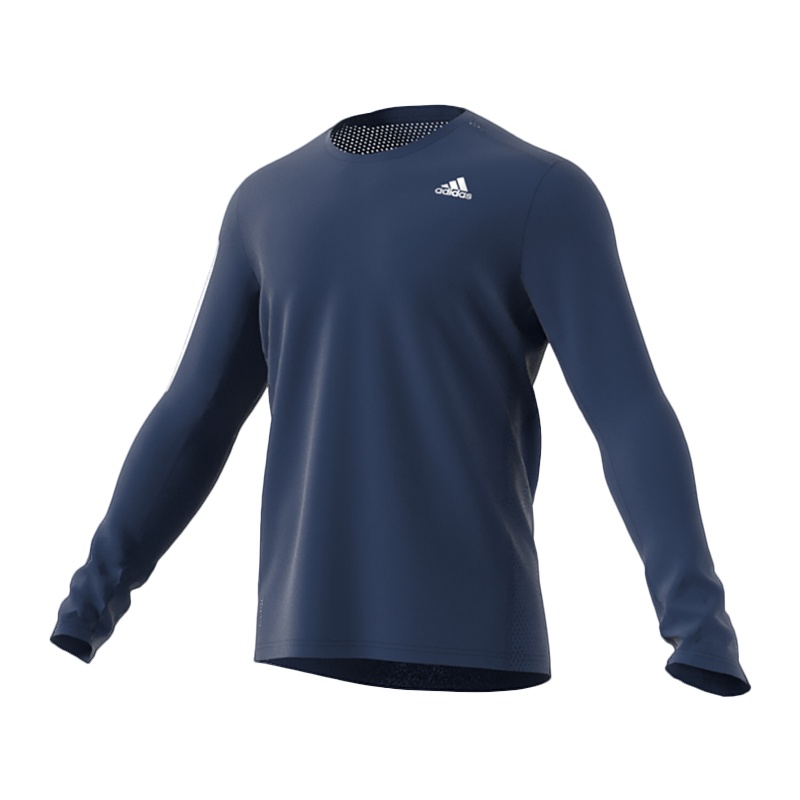 阿迪达斯adidas2020春男跑步长袖T恤FL6959