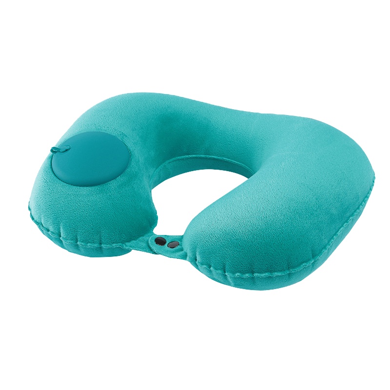 按压充气U型枕 XTL319 旅行坐车飞机睡觉便携按压吹气护颈枕头 （个）