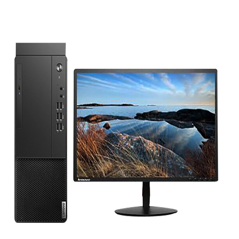 联想(lenovo)启天M433 商用办公 台式机电脑 i5-10500/16G/256G+1T/无光驱/集显/21.5英寸 定制 支持WIN7系统