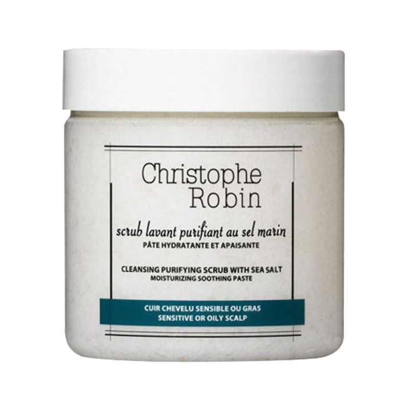 Christophe Robin 海盐舒缓头皮洁净霜 洗发膏 250ml 天然海盐洁净头皮 洗发膏/洗发水