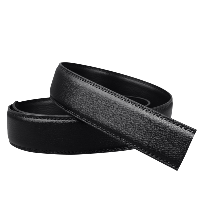【顺丰配送】padieoe帕迪欧男士皮带牛皮自动扣无头皮带腰带商务休闲韩版不带头裤带潮