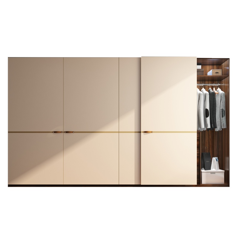 中铝绿萝美巢 全屋定制衣柜 趟门衣柜定制 铝制衣柜 推拉门衣柜整体定制全铝合金衣柜大容量四门移门衣柜 定制诚意金非商品价