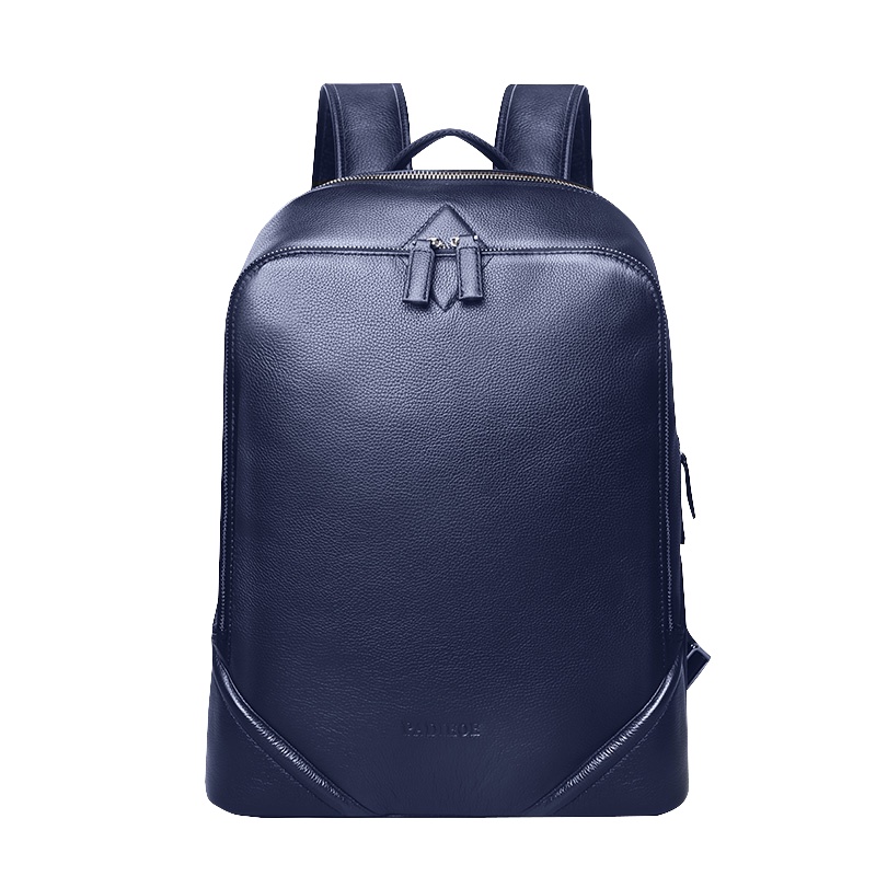 【顺丰配送】Padieoe大容量休闲双肩包男包真皮背包男女士包包时尚潮流真皮书包男牛皮