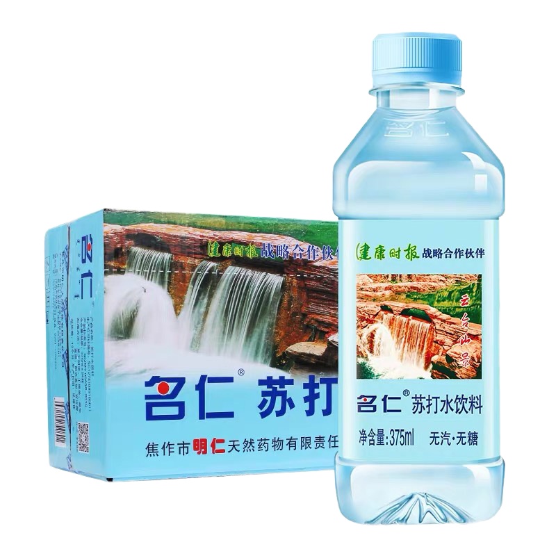 名仁 苏打水 375ml 一箱装 (24瓶/箱)