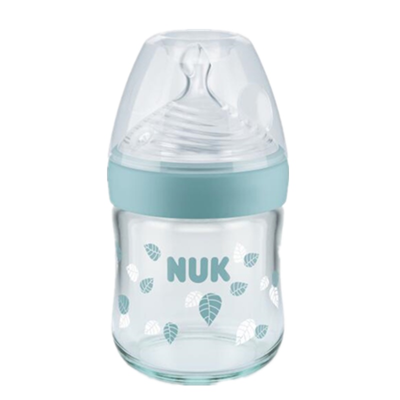 NUK120m“自然母感”宽口玻璃奶瓶（初生型硅胶小号）