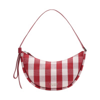 凯特·丝蓓 Kate Spade 女士织物smile手提单肩包腋下包微笑包新月包PXR00474