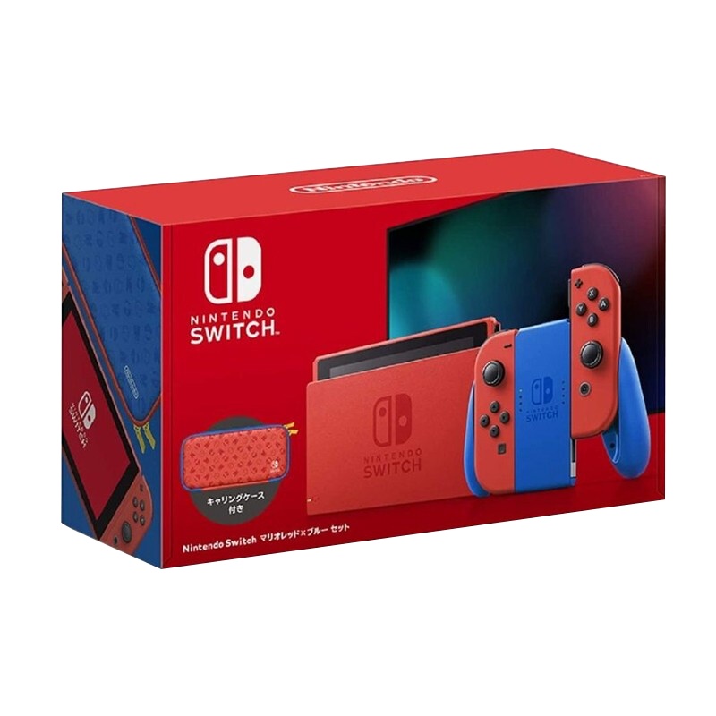任天堂(Nintendo)Switch NS掌上游戏机 续航增强版 便携家庭体感游戏机 马里奥限定版套装