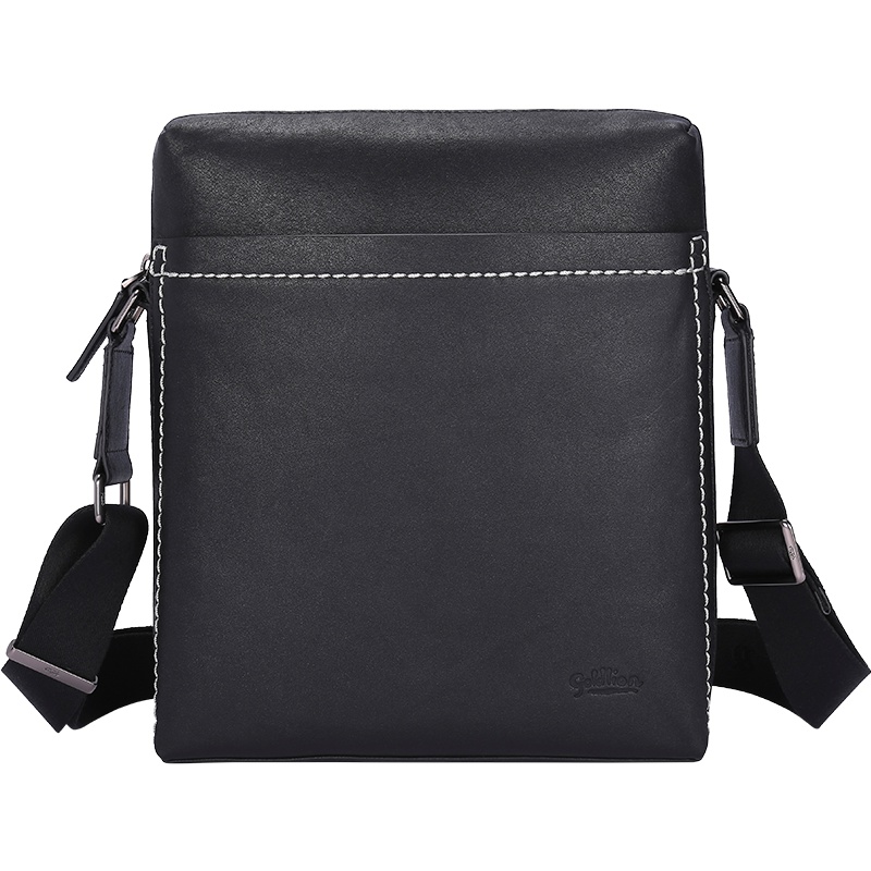 金利来单肩包男新款真皮斜挎包商务多功能头层牛皮男士包包