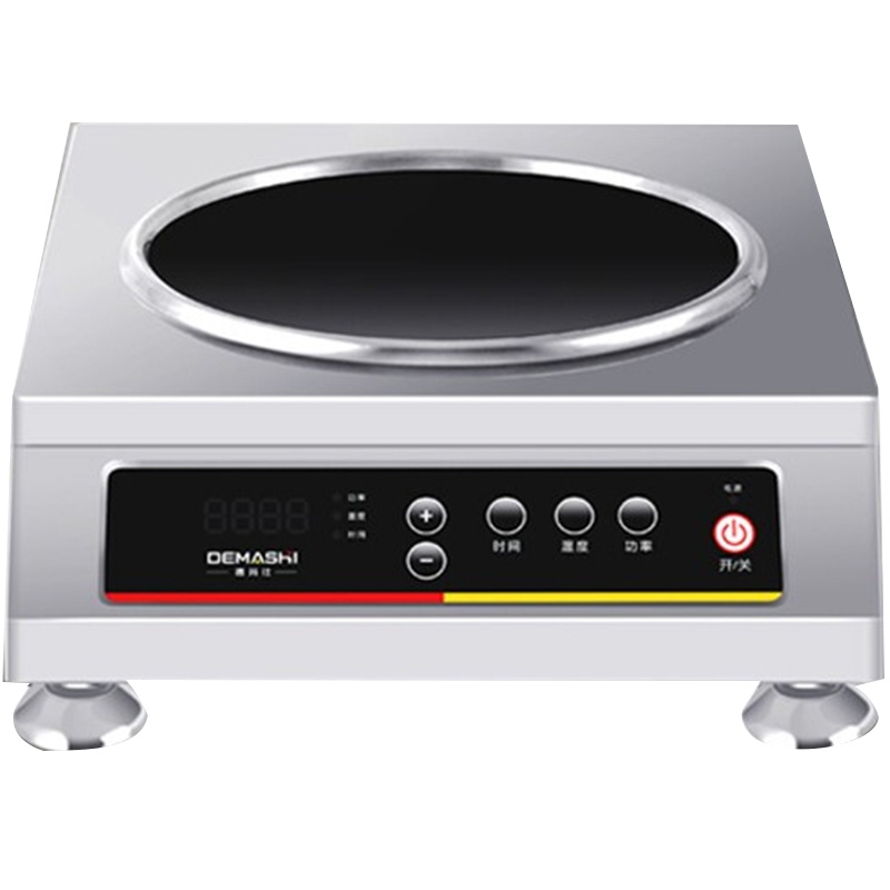 德玛仕IH-TC-3500K商用凹面电磁炉家用大功率3500w电磁灶电炒炉电炉灶商业火锅灶炒菜猛火爆炒锅