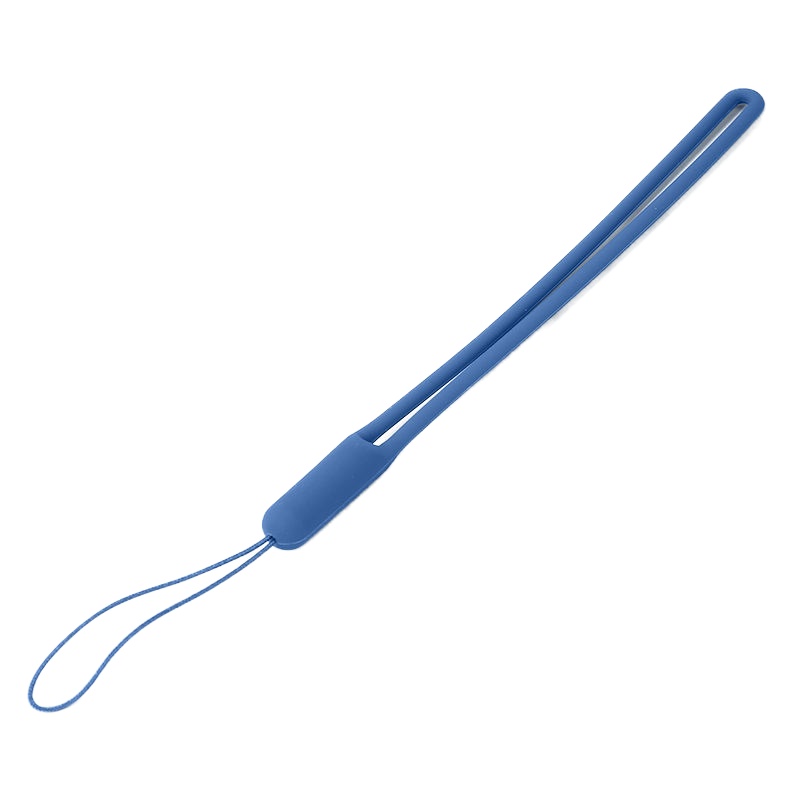 手机挂绳液态硅胶手绳挂脖挂绳手机链U盘水杯挂绳短款手腕男女款 午夜蓝 短款(手绳)