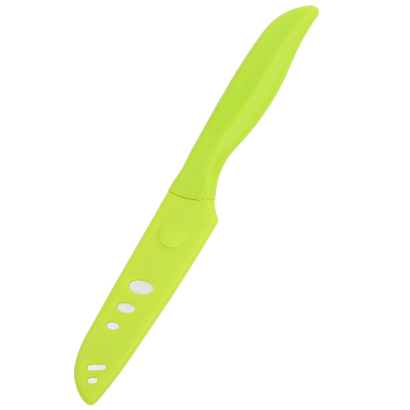 十八子作水果刀 不锈钢削皮刀家用瓜果削皮器 带刀套水果刀H300瓜果刀