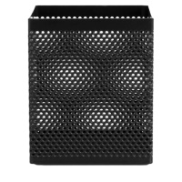 得力方形铁网笔筒