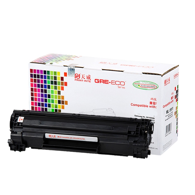 天威(PRINT-RITE) 适用 CANON CE278A/CRG328 硒鼓 (彩格装--35周年)