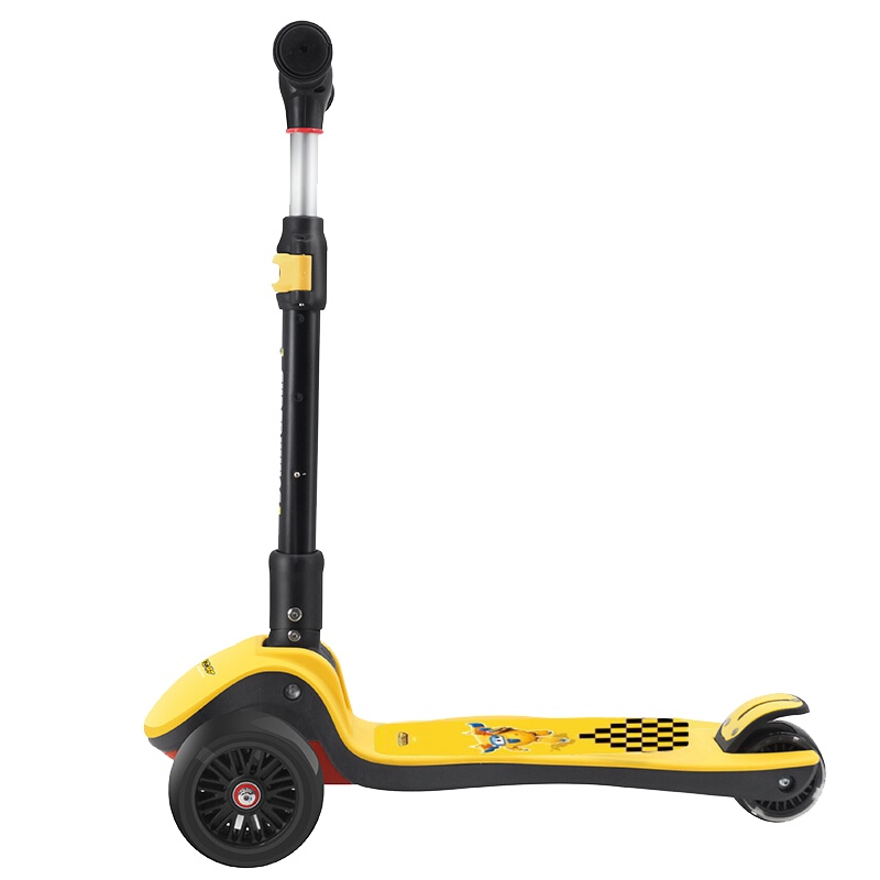 超级飞侠儿童滑板车 2-6-12岁 5CM闪光宽轮一秒折叠 踏板车滑滑车溜溜车代步车 classic版