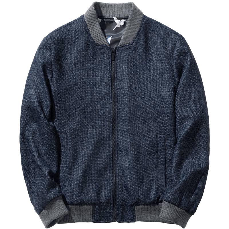 千纸鹤男士外套2019秋冬季新款韩版时尚夹克棒球服jacket男30198