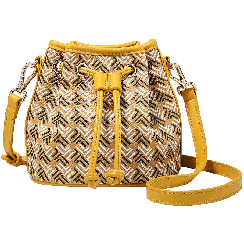 2019新款流行的包包女ins超火狗牙包时尚水桶包百搭单肩斜挎包女