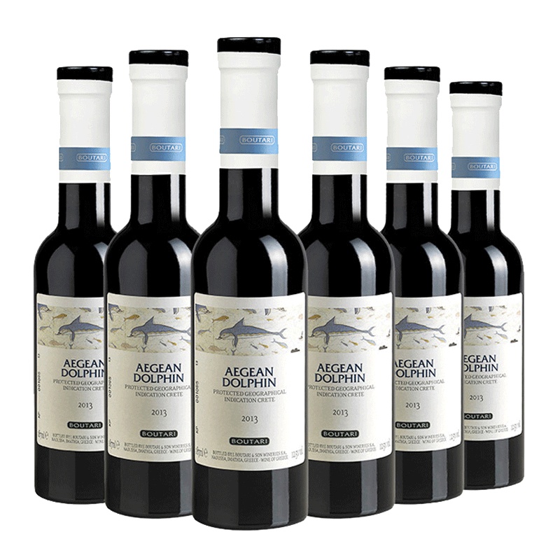 希腊克里特产区 博塔利海琴干红葡萄酒187ml*6 小瓶整箱装
