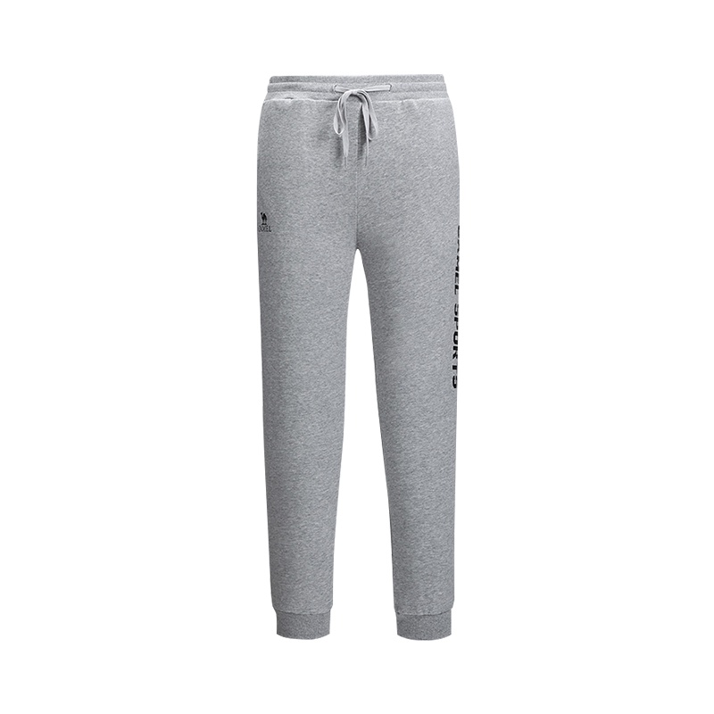 骆驼时尚新款透气健身裤子收口小脚棉卫裤