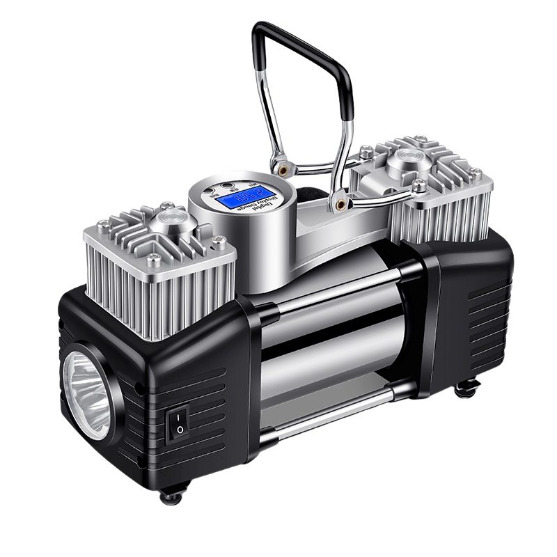 车生活车载充气泵金属30缸预设胎压数显汽车轮胎用12v便携式电动打气泵