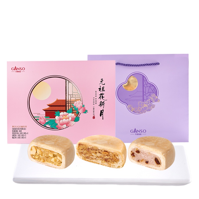 元祖花新月 糕点 19入/盒