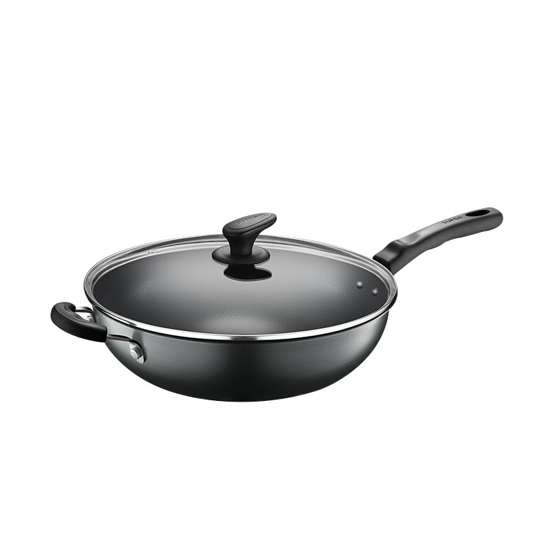 苏泊尔 不锈无涂层精铁锅 EC32TF01 明火专用炒菜锅 32cm(单位:个)