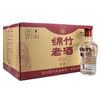 剑南春 绵竹大曲 绵竹老酒 优选 52度500ml*12瓶 整箱装 浓香型白酒