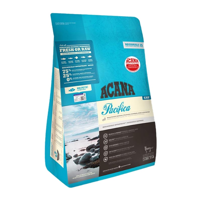 进口加拿大原装进口 爱肯拿Acana 无谷深海鱼配方全猫粮海洋盛宴配方5.4kg