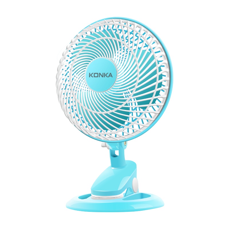 康佳电风扇迷你学生宿舍床上小风扇家用办公台式扇床头挂夹扇