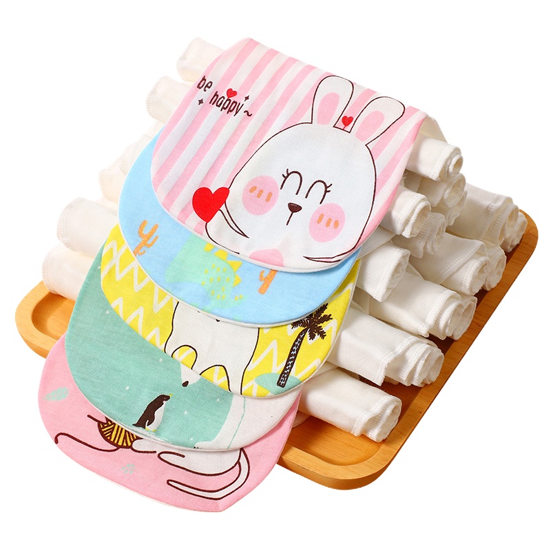 洁丽雅吸汗巾婴儿童纯棉幼儿园宝宝隔汗垫背巾大号全棉纱布儿童