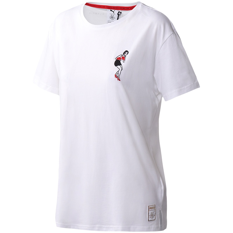PUMA黑标女装 CO Tee运动服休闲短袖T恤596763