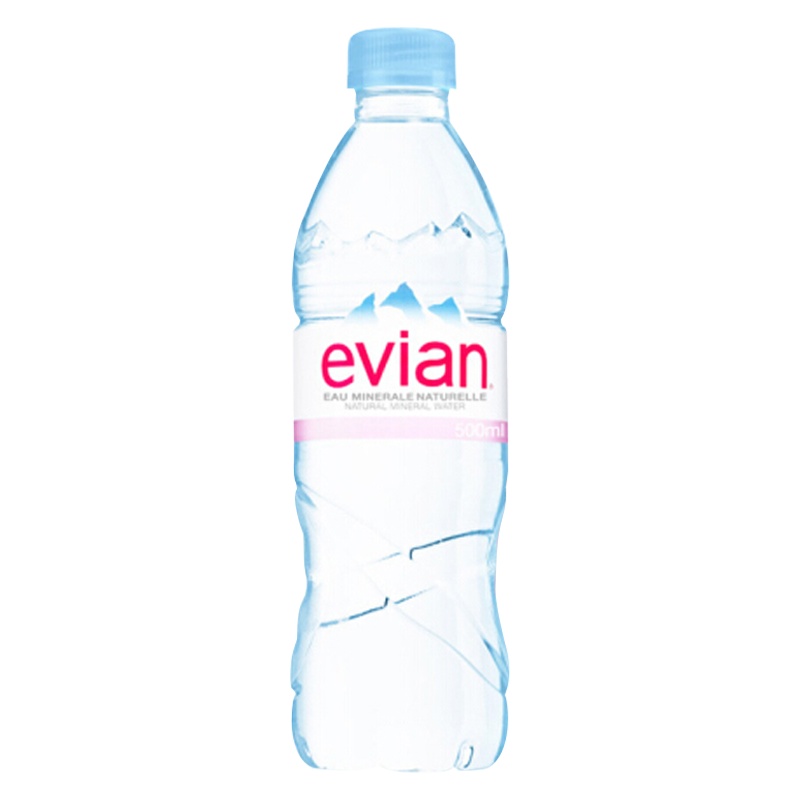法国 evian依云矿泉水 500ml*24瓶 整箱装